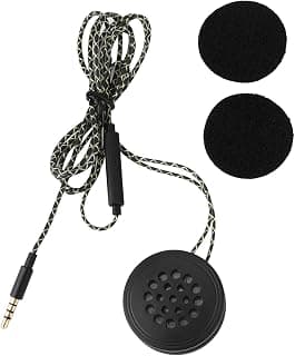 Motorcycle Helmet Headset Headphone Speakers Support Hands Free Calling Headset, Universal Racing for Motorcycle, Wired Sports Earphone with 3.5mm Male Connector