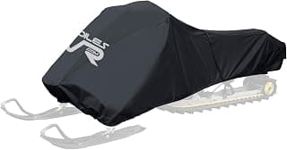 Snowmobile Cover Deluxe Double Layer (600D) – 116–130 inches Breathable and Water- Repellant Protection