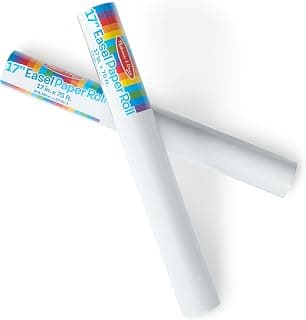 Melissa and Doug 45.72 centimeter Easel Paper Rolls, Arts and Crafts, Bond Paper, 23 Meter Roll