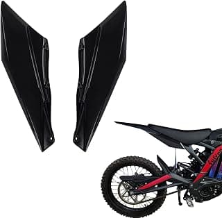 LINGQI RACING Modified Rear Side Fenders Fit to Sur-Ron Light Bee X And S. Side Dirt Pit Mudguards for SURRON. BLACK
