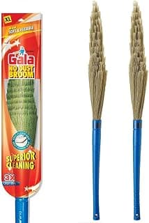 Gala No Dust Floor Broom (Freedom from New Broom Dust- Busan), 2 Count