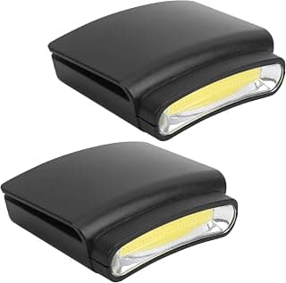 Clip-on Hat Light, Portable LED Cap Clip Headlamp Hat Brim Mini Head Light Lamp for Outdoor Fishing Cycling Protection