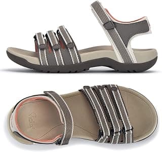 Hiking Sandals Women – Comfortable Stylish Athletic Sport Sandal for Walking Active Outdoors Water Wide Widths
