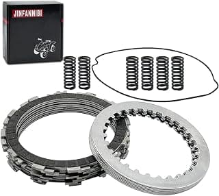JINFANNIBI Complete Clutch Kit Heavy Duty Springs and Cover Gasket Compatible for Honda CR 250R CR250R 1994-2007