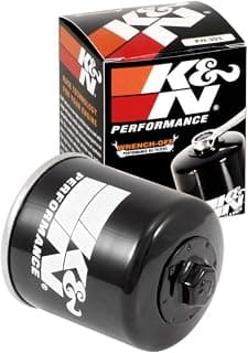 K&N Motorcycle Oil Filter: High Performance, Premium, Designed to be used with Synthetic or Conventional Oils: Fits Select Honda, Kawasaki, Polaris, Yamaha Vehicles, KN-303 ( Packaging May Vary )