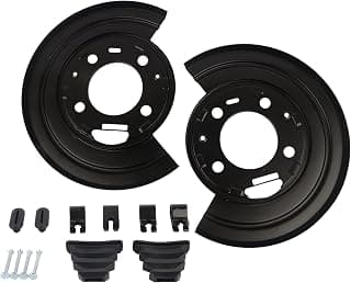 Lamerto 2 PCS Rear Brake Dust Shield Backing Plates 924-212 Replacement for 1999-2015 Fo-rd Super Duty Excursion 4C3Z-2209-AA 4C3Z2210AA