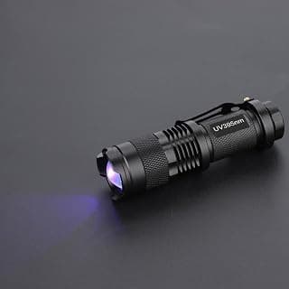 Uv Ultra Led Flashlight Blacklight Light Inspection Lamp Torch with 395/365 Nm(365Nm)