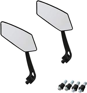 OSAN Custom Universal Motorcycle Rearview Side Mirrors for Sports Bike Choppers Cruiser