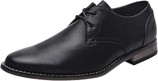 Oxford Shoes for Men, Lace up Classic Leather Dress Shoes Business Derby Shoes