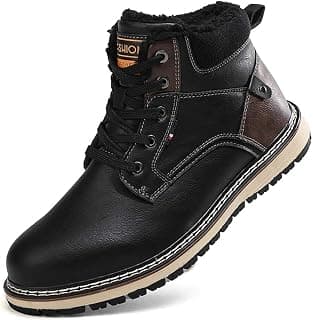Mens Snow Boots Hight Top Winter Boots Outdoor Warm Casual Sneakers Waterproof Shoes
