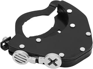 Universal Throttle Lock, Motorcycle Cruise Control Motorcycle Throttle Lock Kits, Black Lock Assist Clamp, Rustproof Adjustable Control Throttle Assist Lock Retainer (Bottom)
