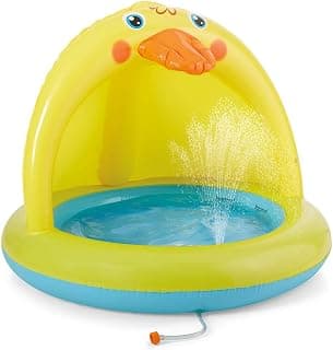 XFlated Shade Baby Pool Sprinkle and Splash Play Pool Outdoor Duck Bathtub of 39 Inches