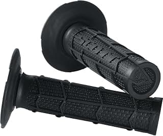 Scott Sports 233925-0001 Black Radial Full Waffle Motorcycle Grips