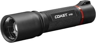 COAST HP8R 760 Lumen Rechargeable Pure Beam Focusing LED Flashlight with Slide Focus and Flex Charge Dual Power