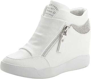 Women's Wedge Platform Bootie Fashion Sneakers