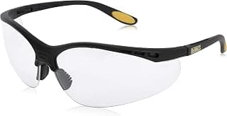Dewalt DPG59-115C Reinforcer Rx-Bifocal 1.5 Clear Lens High Performance Protective Safety Glasses with Rubber Temples and Protective Eyeglass Sleeve
