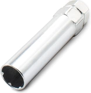Wheel Accessories Parts 1 PcTruck 6 Spline 3.50" Long Lug Nut Adapter Key Bright Zinc Finish 13/16" 7/8" 21mm 22mm Hex Key