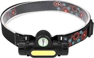 JUNLILIN led headlamp Waterproof Led Headlamp Headlight 2 Modes Led Work Light Magnetic Flashlight Built-in Battery for Night Fishing