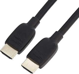 Amazon Basics High-Speed 8K HDMI Cable, Black - 6 Feet