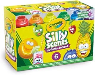 Crayola Silly Scents, Washable Kids Paint, Scented Paint, 6 Count