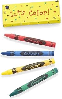CrayonKing 150 Sets of 4-Packs in a Box (600 total bulk Crayons) Restaurants, Party Favors, Birthdays, School Teachers & Kids Coloring Non-Toxic Crayons