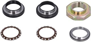 Steering Rod Bearing Ring Kit, Steering Stem Bearing Kit Replacement for PW50 1981-2019