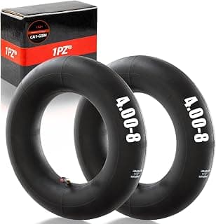 1PZ CA1-G5M 4.80/4.00-8" Inner Tubes with TR87 Angled Valve Replacement for Mini Bikes Go Kart Lawn Mowers Hand Truck Wheelbarrow for 4.80/4.00-8 480/400-8 Tires