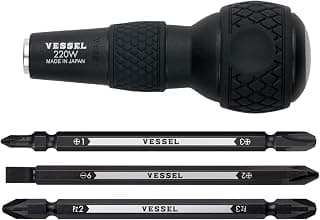 Bessel (Vessel) Ball Grip Difference and Screwdrivers Set No.220w-3 by Vessel