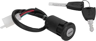 WATODAY 4 Pin 4 Wires Motorcycle Ignition Switch, Chinese ATV for Sunl Roketa Kazuma Chinese Made 50cc 70cc 90cc 110cc 125cc Quad ATV Dirt Bike Pocket Bike 4 Wheels