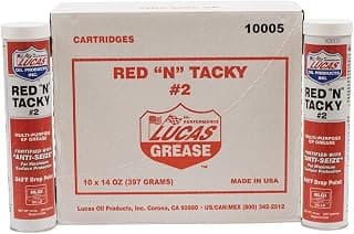 Lucas Oil Red N Tacky Grease, (10 Pack)