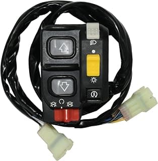 Cylinamn Left Handlebar Starter Switch Fit for Honda Foreman 450 TRX450 TRX 450 TRX450FE 4x4 ES 2002-2004 for Honda Foreman 450 TRX450ES 4x4 ES 1998-2001 Electric Shift