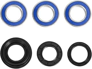 Rear Axle Wheel Bearing Kit with Seals Compatible with Honda ATV Foreman 450 Foreman 500 Rubicon 500 Rancher Rancher 400 TRX500 TRX 500 TRX450 TRX400 TRX350