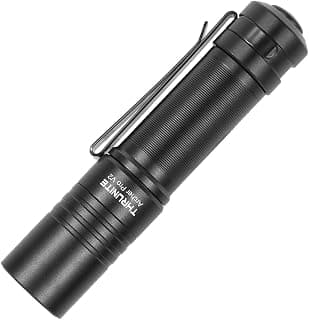 ThruNite Archer Pro V2 LED Compact EDC Light 950 Lumens 187 Meters Throw Rechargeable Lightweight Torch with Tail Switch Lock/Memory Function USB-C Charge for Every Day Carry, Outdoor, Black, CW