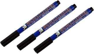 [Set of 3] Gundam Marker Sumi-ire Black Ultra Fine Type GM01 GSI Creos