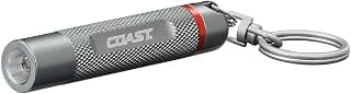 COAST® G5 18 Lumen Key Chain LED Flashlight, Batteries Included, Silver