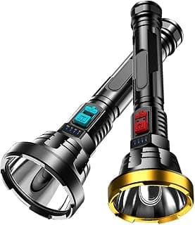 FERKAP Flashlights Linternas Led de alta potencia deluz recargable potente iluminación de antorcha táctica impermeable Luces para acampar al aire Libre linternas led de alta potencia linterna led r