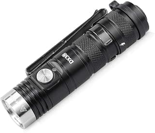 EAGTAC DX3B MKII LED Flashlight 3100 Lumens SST70 USB Rechargeable EDC Torch Lantern with 18350 1300mAh Battery