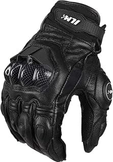ILM Air Flow Leather Motorcycle Gloves for Men and Women