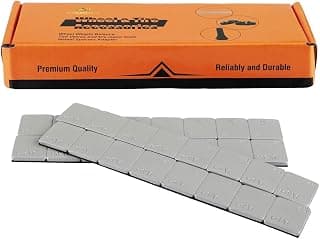 EOTH 0.5 Oz Gray Adhesive Backed Wheel Weights（144pcs,72oz）,1/2 Oz Stick on Wheel Weights for Cars, Trucks, SUVs, Motorcycles, Low Profile