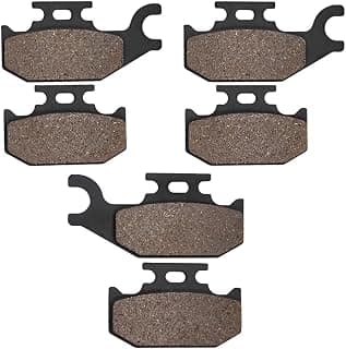 Cyleto Front and Rear Brake Pads for CAN AM Outlander 800 800R 2007 2008 2009 2010 2011 / Outlander Max 800 800R 2007 2008 2009 2010 2011 2012
