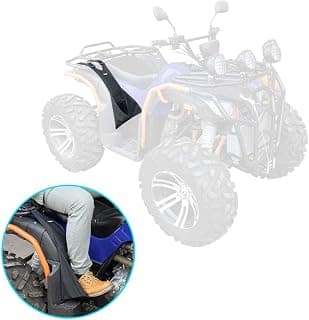 KEMIMOTO 2 Pcs ATV Rear Passenger Foot Pegs Universal Adjustable Foldable Wear-resistant ATV Passenger Foot Rest Made of Heavy Duty 600D Oxford Cloth Compatible With Sportsman Rancher Foreman