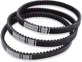 3pcs 30 Series Go Kart Drive Belts, Transfer Belts for Replaces Manco 5959 / Comet 203589 203589