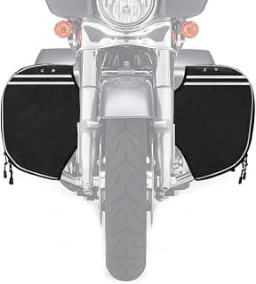 KEMIMOTO Soft Lowers Chaps, Motorcycle Leg Warmers Compatible with Touring Road King Road Glide Electra Glide and Trike Models 1980-2016 2017 2018 2019 2020 2021 2022 2023