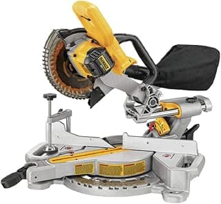 DEWALT 20V MAX 7-1/4-Inch Compact Portable Miter Saw, Cordless, Lightweight ,Tool Only (DCS361B)