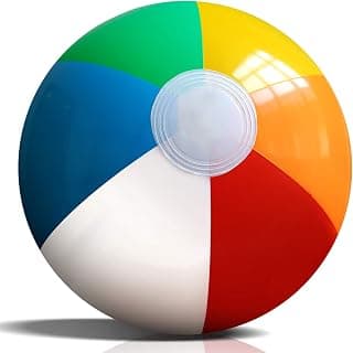 Novelty Place Inflatable Beach Balls - 12 Pack, 12" Diameter, Bright Rainbow Colored, Leak-Proof PVC - Summer Seaside Beach Pool Party School Supplies, Floating Toys for Toddlers, Teenagers