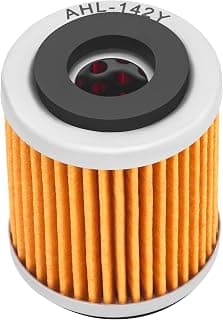 AHL 142 Oil Filter for Yamaha YFM350FW Big Bear 346 1990-1998(yellow)
