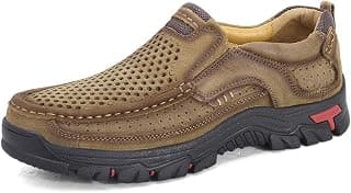 Men's Breathable Camping Backpacking Shoes Lightweight Slip On Loafers