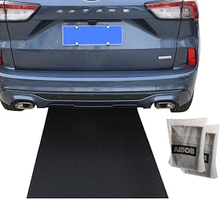 AiBOB Oil Spill Mat, 2PCS, 36 X 60 inches, Absorbent Oil Pad, Protects Garage Floor, Durable, Reusable, Waterproof, Black