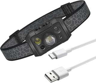 LED Head Light, Bright LED Headlight, Reusable Bright LED Headlamp Flashlight for Running, Fishing, Cycling, Camping, Outdoor Maijia