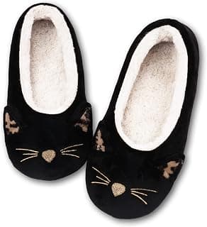 Women's Animal Slippers Cute Plush Winter Warm Soft Indoor Outdoor House Shoes